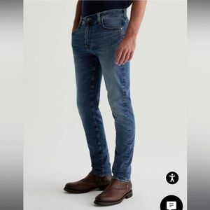 AG adriano goldschmied Tellis Modern Slim Straight Denim Jean Blue 32 x 31